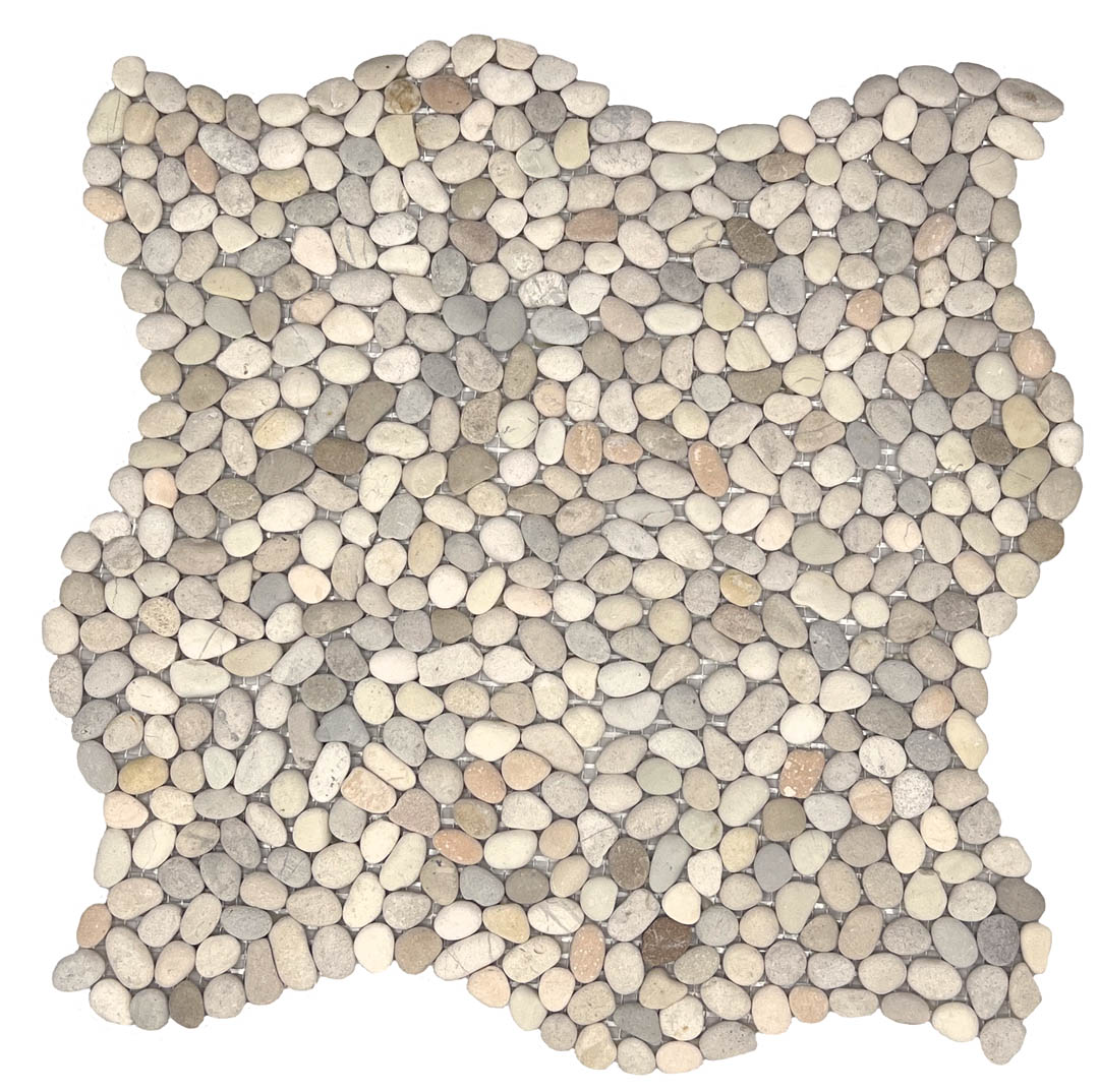 MOS. MINI PEBBLES BLCO 30X30